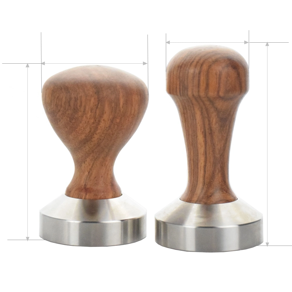 Wooden Handle Coffee Tamper 49.5mm Coffee Tamper Wood Coffee Accessories